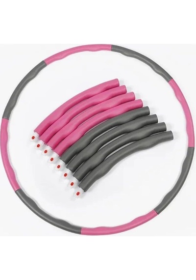 Hula Hoop Egzersiz Çemberi - Egzersiz Halkası - Ağırlıklı - Bel Bölgesi Ayarlanabilir Karışık Tek Ebat