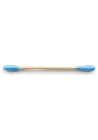 The Humble Co. - Humble Brush Swabs - Blue, Bambu Kulak Çubuğu Mavi, Çevre Dostu Pamuklu Kulak Çubukları, Plastik İçermeyen Ambalaj, Doğal Renkli Pamuktan Kulak Çubukları 50 x 22