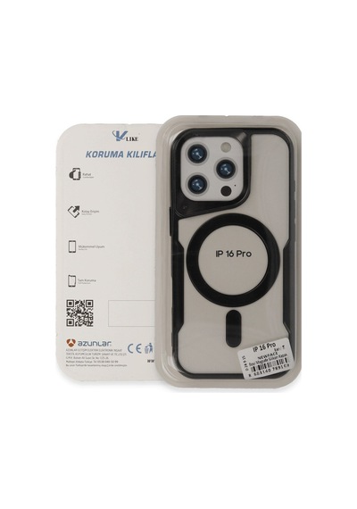 Apple  Uyumlu iPhone 16 Pro Max Kılıf Boyi Magsafe Silikon Kapak - Derin Mor Renk Renk