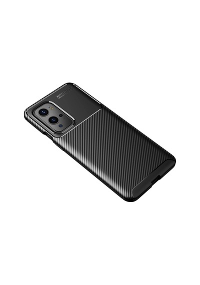 Uryport One Plus 9 Pro Kılıf Auto Focus Karbon Kapak - Siyah Çok Renkli