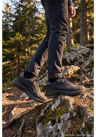 Dockers 235125 Hakiki Deri Dikişli Kışlık Erkek Outdoor Ayakkabı Siyah