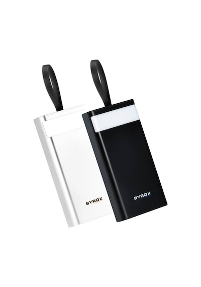 Syrox 30000 Mah Powerbank Led Işıklı Yüksek Kapasite