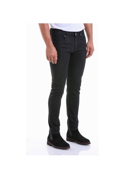 Hatemoğlu Erkek Siyah Slim Fit Düşük Bel Basic Kot Pantolon Siyah (556729654) Siyah