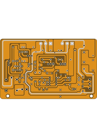 100 Watt Mono Hoparlör Koruyuculu Op-Amp Amfi Devresi 2Sc5200