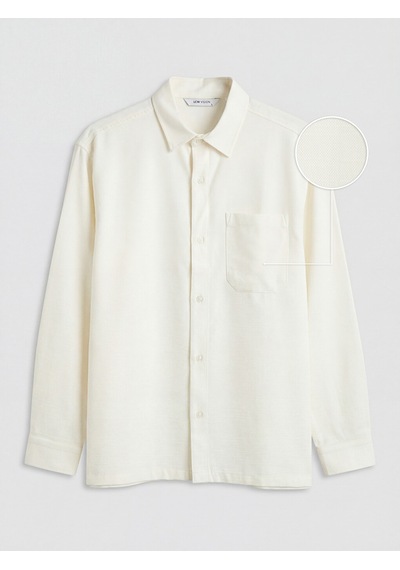 Lcw Vision Beyaz Regular Fit Oxford Erkek Basic Gömlek