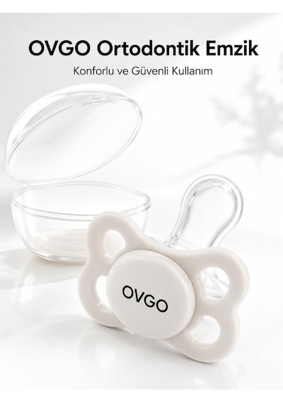 Silikon Ortodontik Emzik 0-6 Ay Bpa İçermez