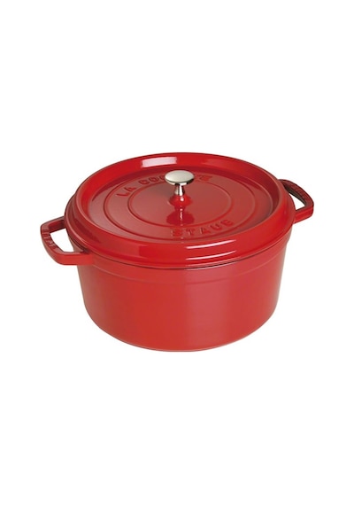 Staub Döküm Tencere Kırmızı Yuvarlak 28 cm