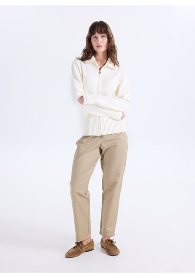 Fabrika Ekru Kadın Regular Fit Hırka F6wl-hrk0003
