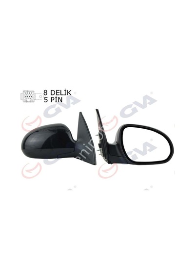 Seninoton Dış Dikiz Aynası Sağ İ30 07 Elektrikli Isıtmalı Astarlı Konveks 5 Fiş Vm-443ehr