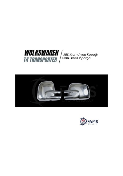 Vw T4 Transporter Abs Krom Ayna Kapağı 2 Prç. 1995-2003