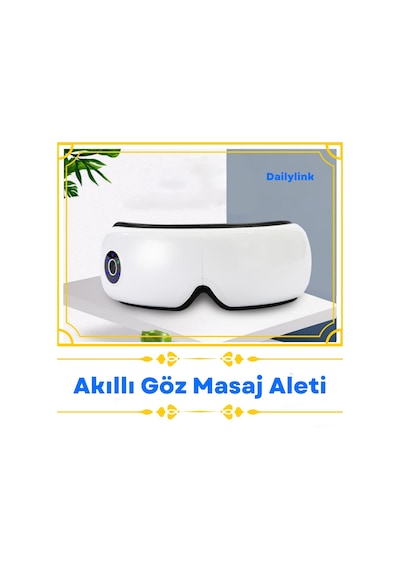 DailyLink Bluetooth Müzik Göz Yüz Terapi Masaj Aleti Şarjlı Çok Renkli