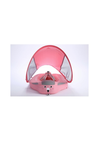 Mambobaby Yüzme Simidi - Classic Pink, Emniyetli, Gölgelikli Ve Ayak Destekli