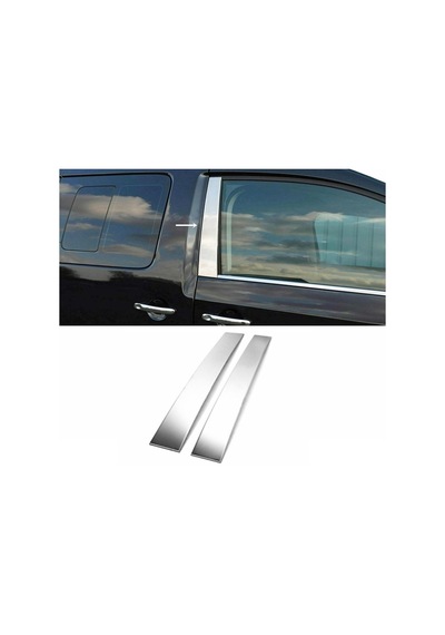 Vw Caddy Krom Kapı Cam Direk 2prç P.çelik 2004-2015 Arası