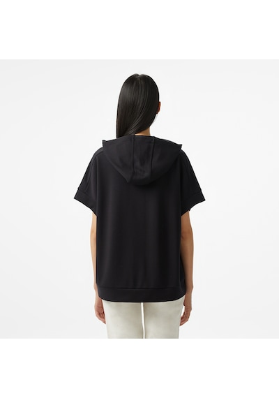 Nautica Kadın Siyah Relaxed Fit Kapüşonlu Sweatshirt Düz 45k500t Siyah