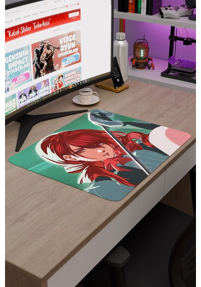 Persona 3 Kaymaz Dikişli Kauçuk Oyuncu Mousepad V5 - 48x40 Xl Gaming Mouse Pad Fare Altlığı
