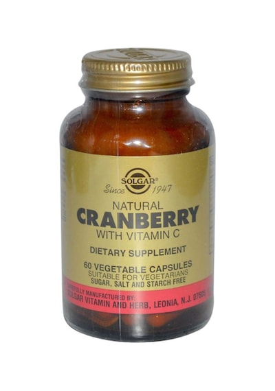Solgar Cranberry Extract With Vitamin C Takviye Edici Gıda 60 Kapsül