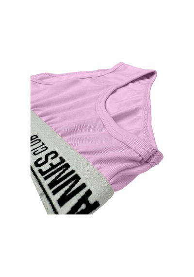 Yohannes Club, Kız Çocuk, Pamuklu Slip Külot, 3'lü Paket, Karışık Renkli Karışık