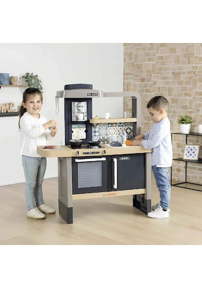 İnteraktif Tefal Evo New Yükseklik Ayarlı Çocuklar İçin Mutfak Oyun Seti Yeni