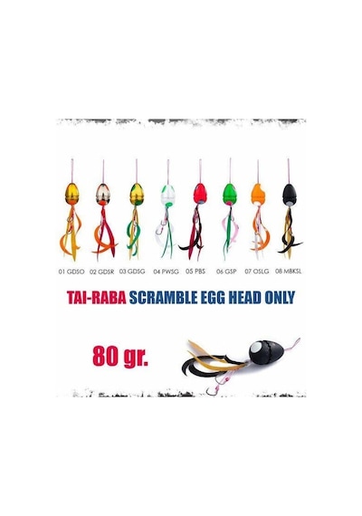Xesta Tai-raba Scramble Egg 80g Tai Rubber Yem