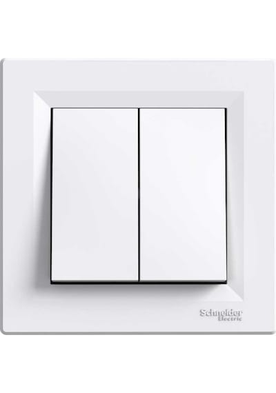 Schneider Eph0300121 Asfora Çerçeveli Komütatör Beyaz