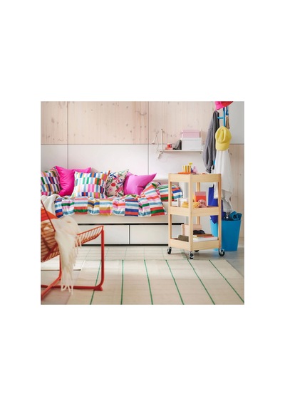 Ikea Rıdstıg Halı 133 X 195 Cm Bej - Yeşil