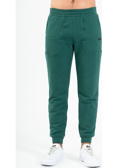 Maraton Sportswear Regular Erkek Ribana Paça Basic Yeşil Eşofman Altı 21815-yeşil Yeşil