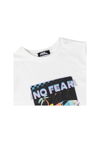 No Fear Nfr-b500337 Erkek Çocuk Tişört Beyaz