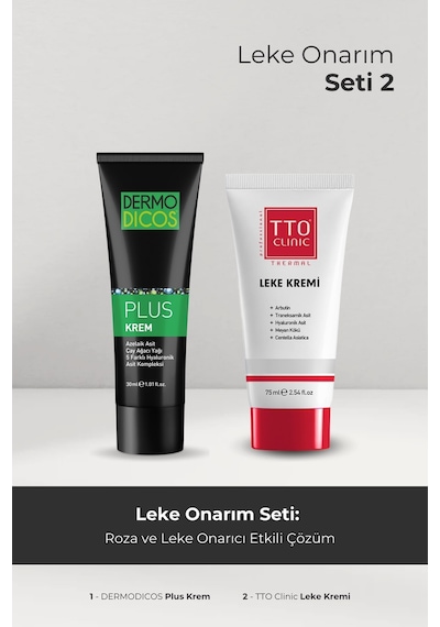 Clınıc Leke Kremi 75ml + Dermodıcos Plus Krem 30ml Hediye
