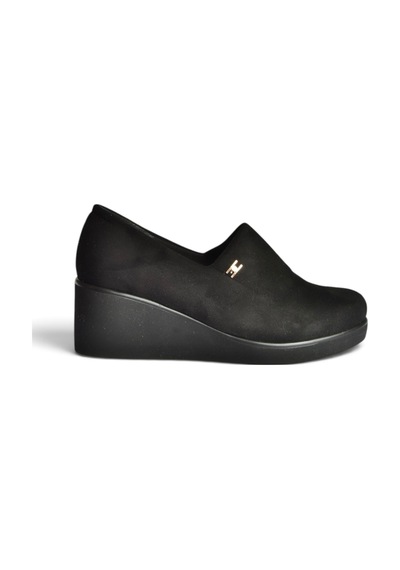 Fox Shoes Z602181602 Siyah Süet Günlük Kadın Ayakkabı