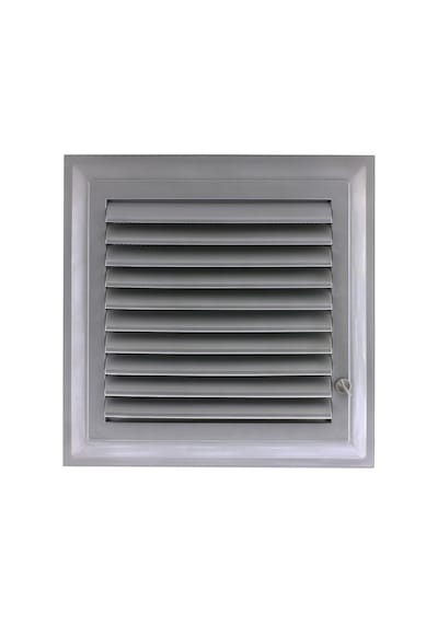 Lexroo Menfez Banyo Wc Tuvalet Havalandırma Plastik Panjur Gri 45x65 Cm