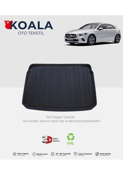 Mercedes A Serisi Hatchback W177 Kulaksız 2018 Ve Sonrası 3d Bagaj Havuzu