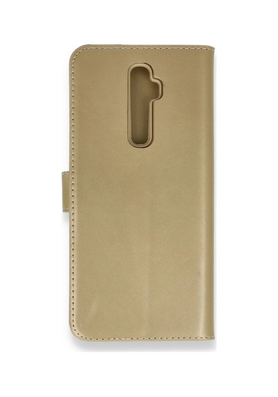 Cosmotex Newface Oppo Reno 2z Kılıf Trend S Plus Kapaklı Kılıf - Gold