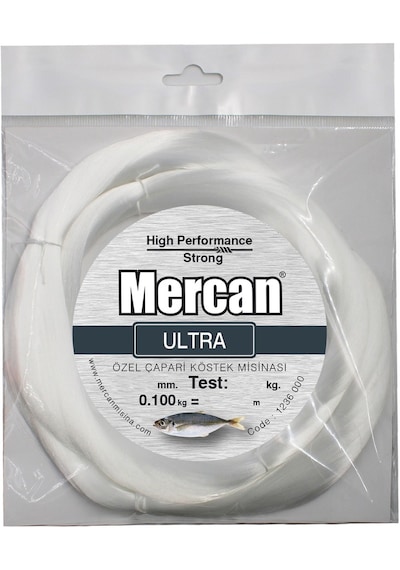 Mercan Ultra(Özel) Çapari Köstek Misinası 0.100 KG