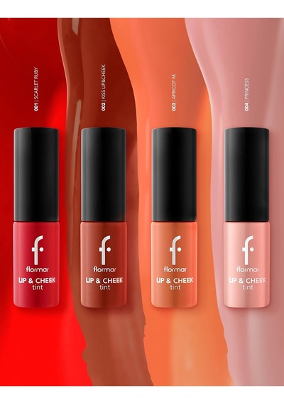 Lip & Cheek Tint - Mat Ve Kalıcı Su Bazlı Likit Dudak/yanak Renklendiricisi Çok Renkli