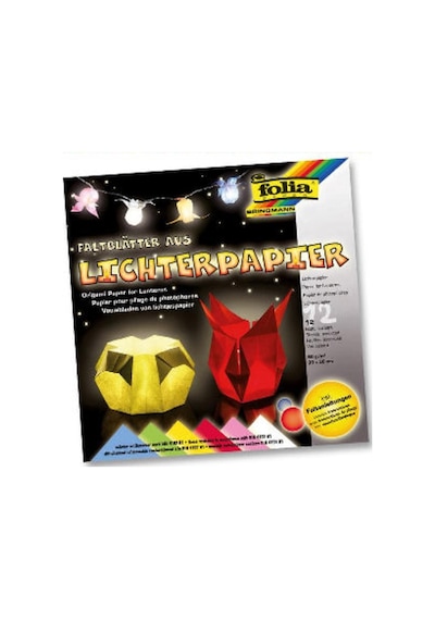 Folia Origami Fener Kağıdı 80 Gr. 30X30 Cm. 6 Renk 12 Tabaka