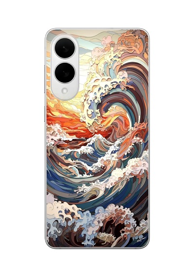 Samsung Galaxy Uyumlu S25 Edge Yumuşak Desen078 Çok Renkli