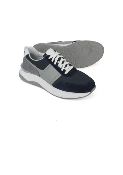 Ziya, Erkek Hakiki Deri Sneaker 153983z1425 Lacivert 153983z1425 200 Lacivert