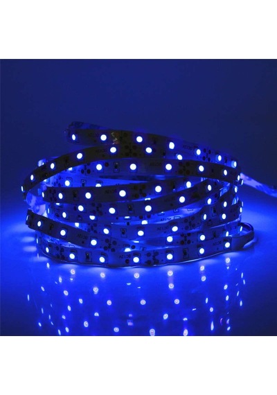 Uv 395Nm Mor Esnek Led Şerit Işık Smd 2835 Diyot 1 Mt/60 Led Dc 1
