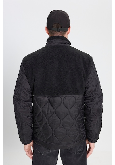 Wrangler Regular Fit Normal Kesim Sherpa Detaylı Siyah Kapitone Mont W242644001 Siyah