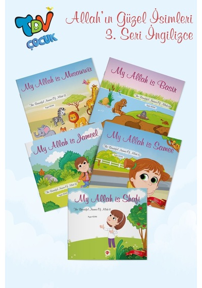 The Beautiful Names Of Allah Allahın Güzel İsimleri 3.seri 5 Kitap İngilizce