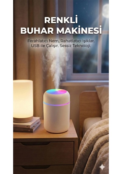 Hubrendy Çer Usb Hava Nemlendirici