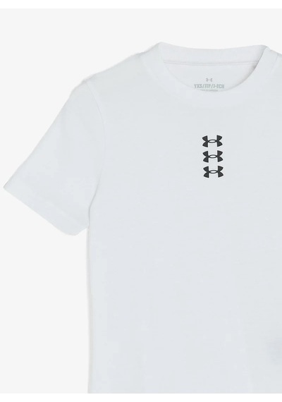 Under Armour Ua Hoops Trıple Logo Ss Erkek Çocuk Tişört 6012660 6012660 100 Çok Renkli