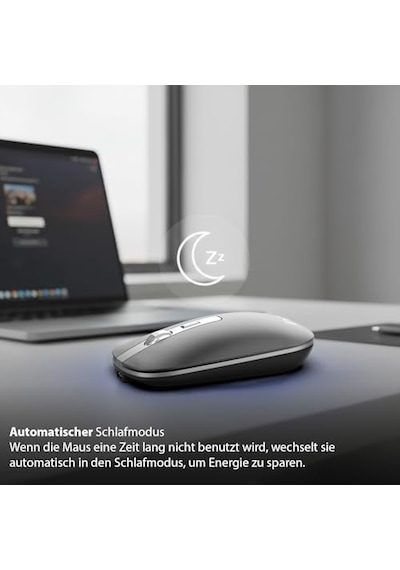 Inca Iwm-531ra Bluetooth & Rechargeable Special Metallic Silent Mouse