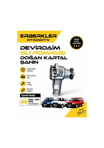Tofaş Doğan, Kartal, Şahin Düz Motor Devirdaim Su Pompası - Erb340