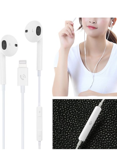 iOS Apple Uyumlu iPhone 7 8 Plus X Xr Xs Xs Max Lightning Girişli Kulaklık
