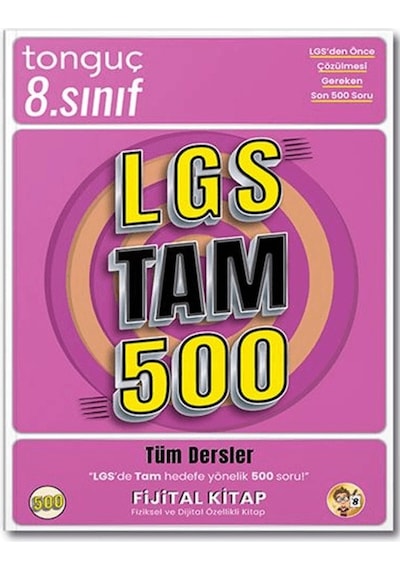 Tonguç Akademi Sınıf: 8 Lgs Tüm Dersler Fijital Tam 500 Soru Bankası