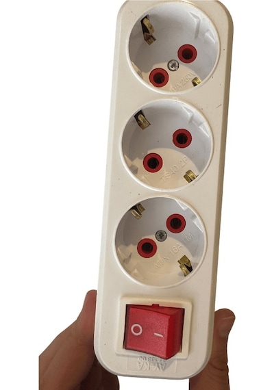 Ayka 3 Lü Anahtarlı Kablosuz Priz