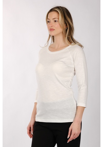 Daıdo Kadın T-shirt 19y311900983 Ekru