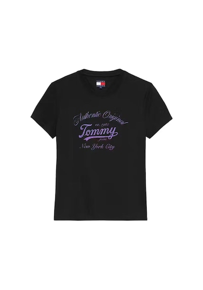 Kadın New York City Logo T-shirt - Siyah-8396 Black