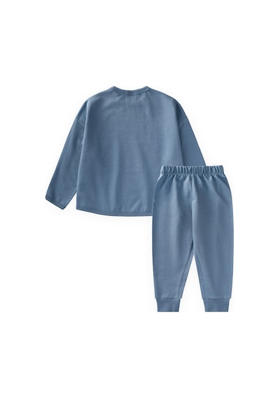 Cigit Sweatshirt Takım 2-7 Yaş İndigo Mavi
